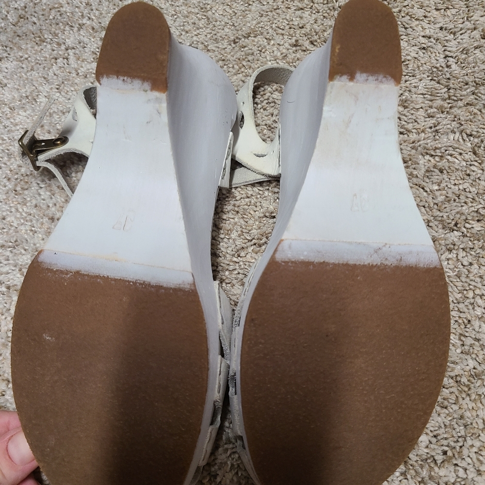 Swedish Hasbeens Toffel Wedge Sandal - Picture 3 of 4